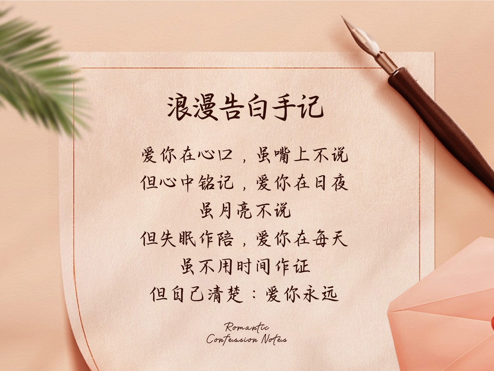 浪漫告白手记